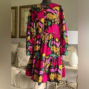 Vibrant J Crew Dress